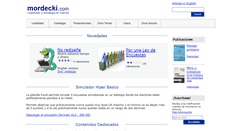 Desktop Screenshot of mordecki.com