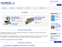 Tablet Screenshot of mordecki.com